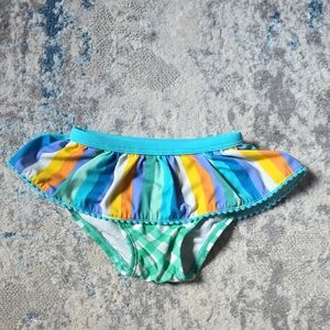 Matilda Jane Infant 12-18 Months Swim Bottoms Gingham‎ Stripes Beach Summer